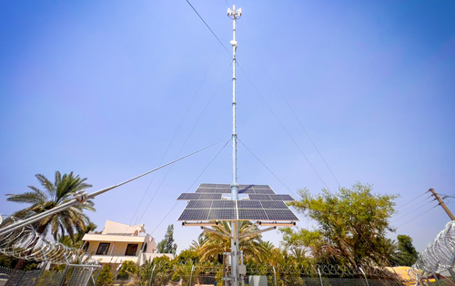 Zain Iraq Solar-Powered Towers for Rural Connectivity