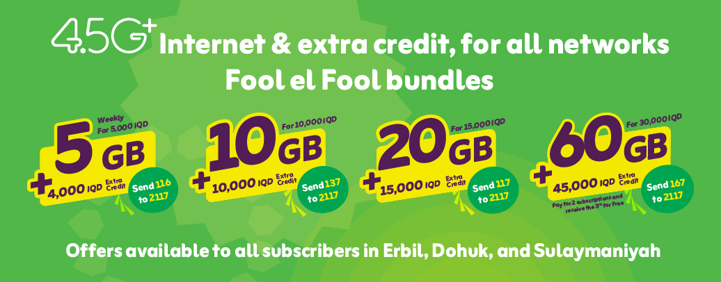 Fool el Fool Bundles – More Options – More Data and credit!